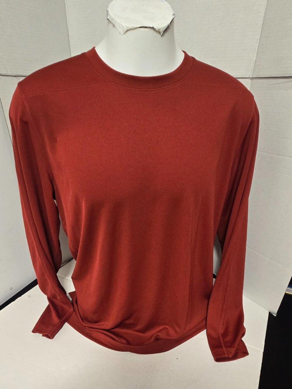 NWT Nike Dri-FIT UV Coach Long Sleeve Shirt Men's Large Crimson